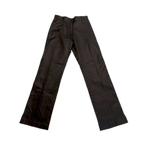 Jil Sander Straight Leg High Rise Black Trouser Pant